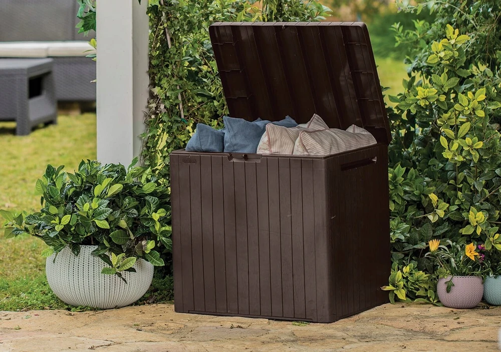 Sodo dėžė city storage box 113l graphite 246941 keter