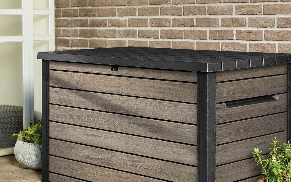 Sodo dėžė Deco Deck 870l didelė sėdynė balkono daiktadėžė