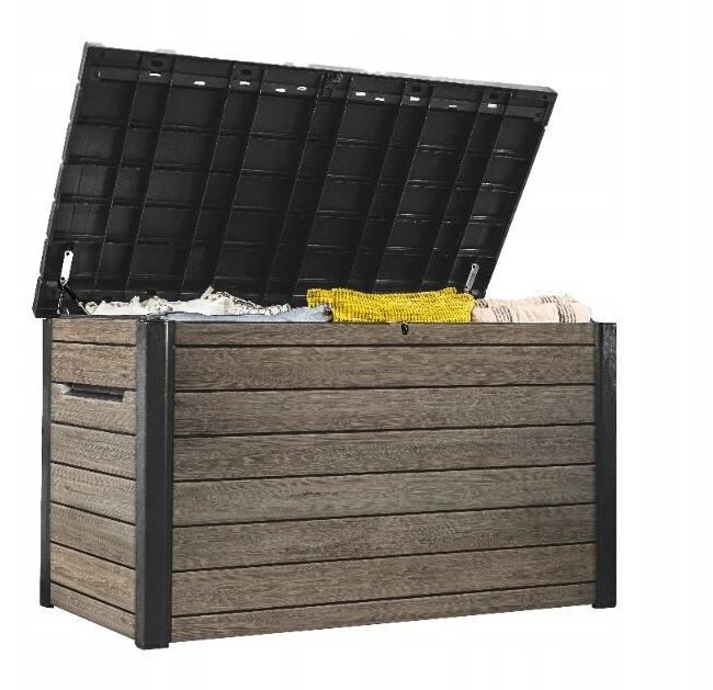 Sodo dėžė Deco Deck 870l didelė sėdynė balkono daiktadėžė