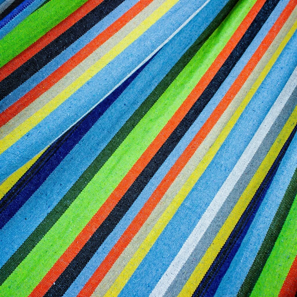 Sodo hamakas 200x100cm stiprus sūpynės spalvingas supamasis krėslas + krepšys Sapphire Bari