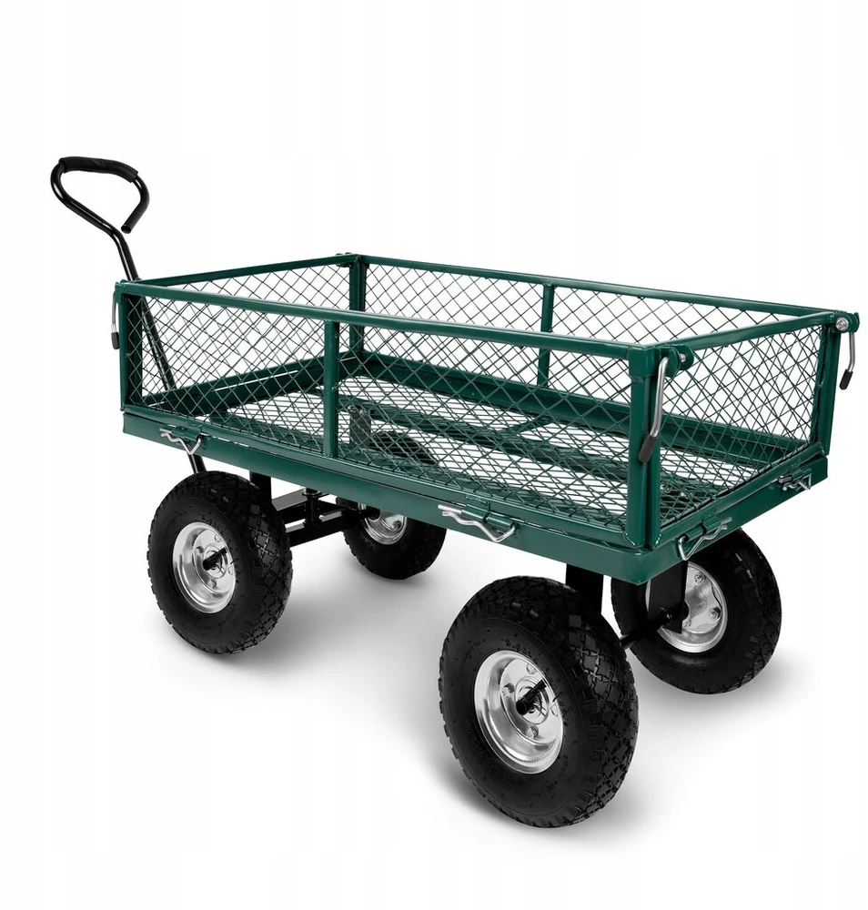 Sodo vežimėlis transportavimo priekaba sodo karutis savivartis max 450kg