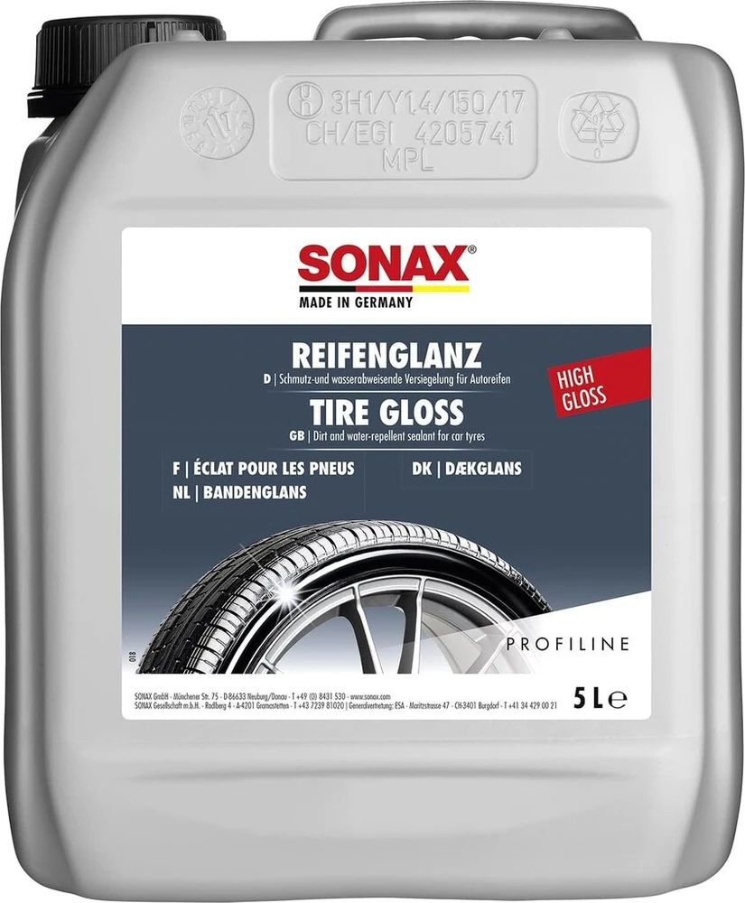 Sonax 235500 Profiline padangų blizgesys, 5 litrai