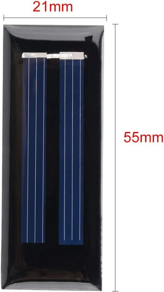 Sourcing map 5vnt 1v 50ma poli mini saulės panelės modulis pasidaryk pats telefono įkroviklis 55 x 21 mm