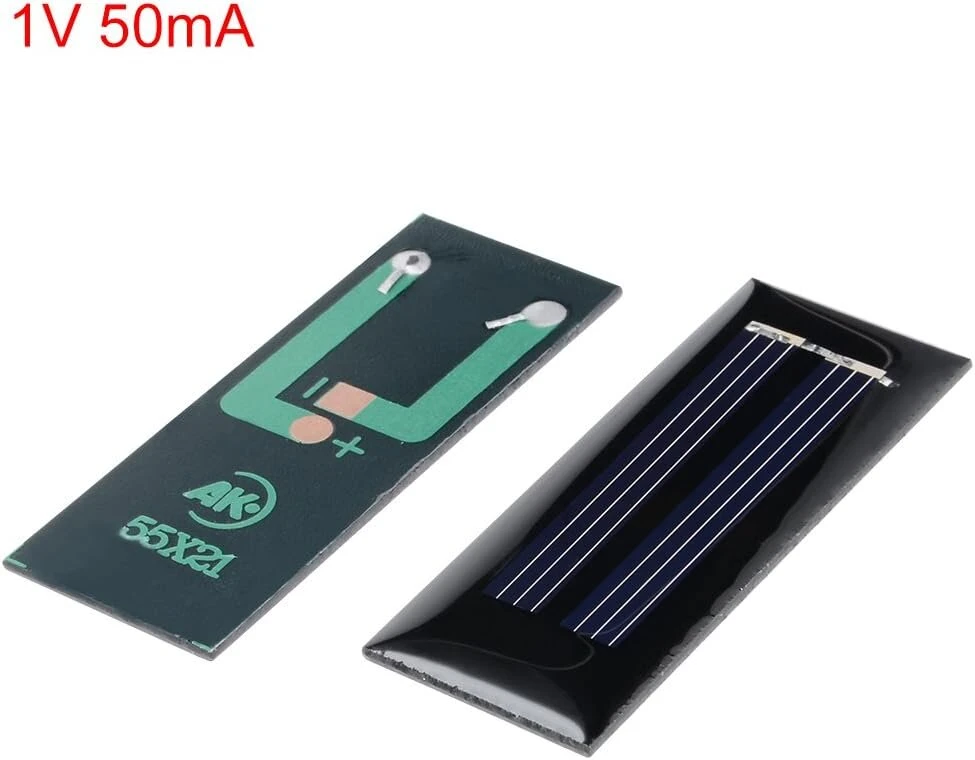 Sourcing map 5vnt 1v 50ma poli mini saulės panelės modulis pasidaryk pats telefono įkroviklis 55 x 21 mm