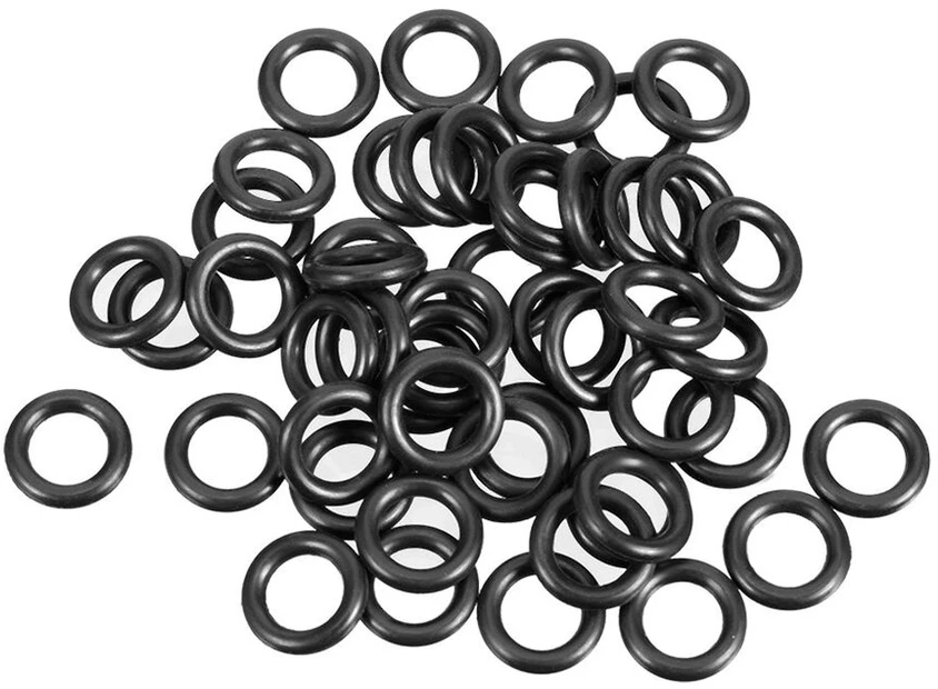 Sourcing map metriniai nitrilo gumos o-žiedai sandarinimo žiedas sandarikliai 8.5 mm ad 5.5 mm id 1.5 mm plotis, 50 vnt.