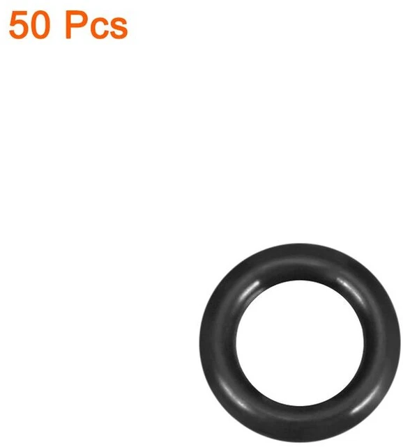 Sourcing map metriniai nitrilo gumos o-žiedai sandarinimo žiedas sandarikliai 8.5 mm ad 5.5 mm id 1.5 mm plotis, 50 vnt.