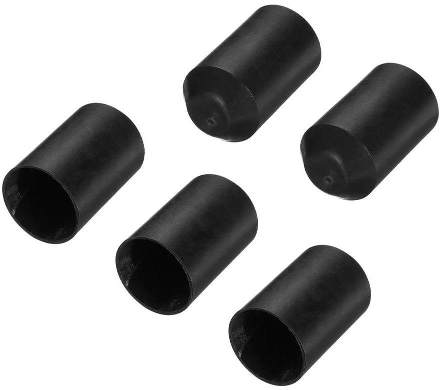 Sourcing map susitraukiantys galiniai dangteliai 40 mm id x 60 mm l 2:1 santykis vandeniui atspari elektrinė vielos apvija