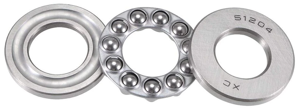 Sourcingmap anglinio plieno atraminis rutulinis guolis 51204 20mm x 40mm x 14mm