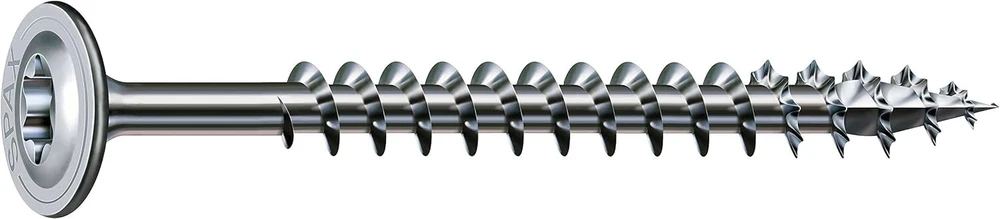 Spax medvaržtis 251010801405, 8.0 x 140 mm, 50 vnt. pakuotė, T-star Plus, dalinis sriegis, 4cut, Wirox A3j, 0251020801405, 10