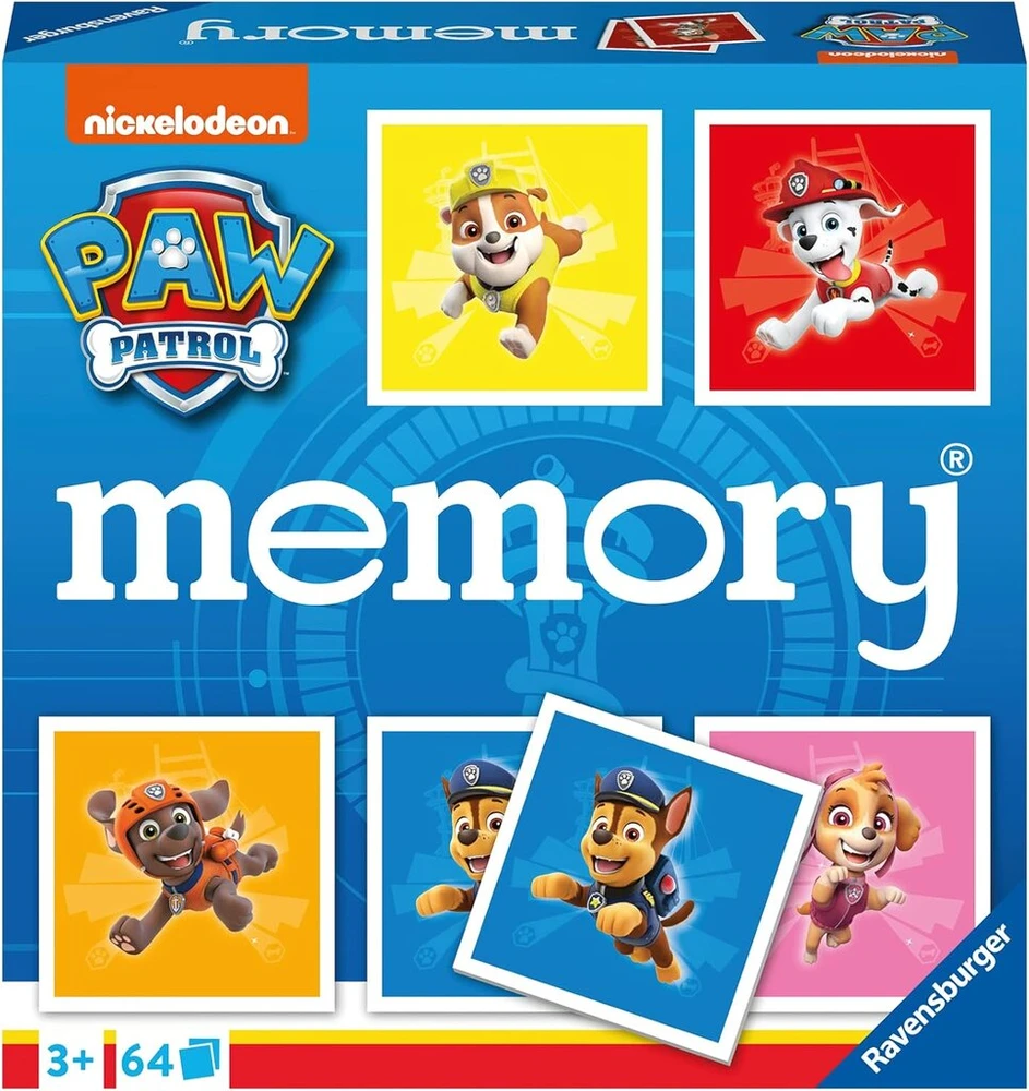 Spin Master Paw Patrol Memory žaidimas vaikams nuo 3 metų