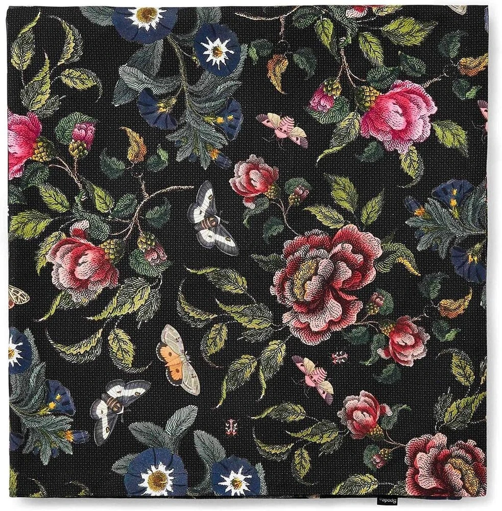 Spode Creatures of Curiosity 100% medvilninė staltiesė 140 x 180 cm, juoda