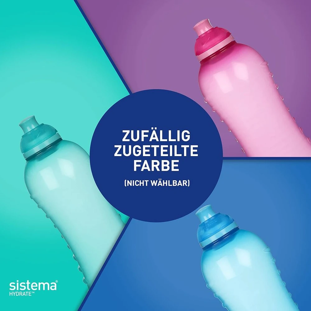 Sportinis buteliukas Twist 'n' Sip, 460 ml, 4 vnt., mėlynas