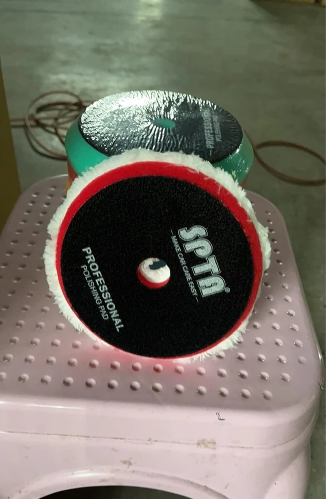 Spta poliravimo kempinės, 5 dalių 125 mm velcro poliravimo padėklai, poliravimo padėklai, poliravimo priedas, vaško kempinės, automobilio poliravimo padėklas, poliravimo padėklas, kempinių poliravimo putų rinkinys 125 mm ekscentriniam poliravimui