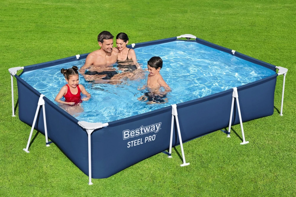 Stačiakampis karkasinis baseinas Steel Pro 300x201x66 cm - Bestway 56404 modelis 2025