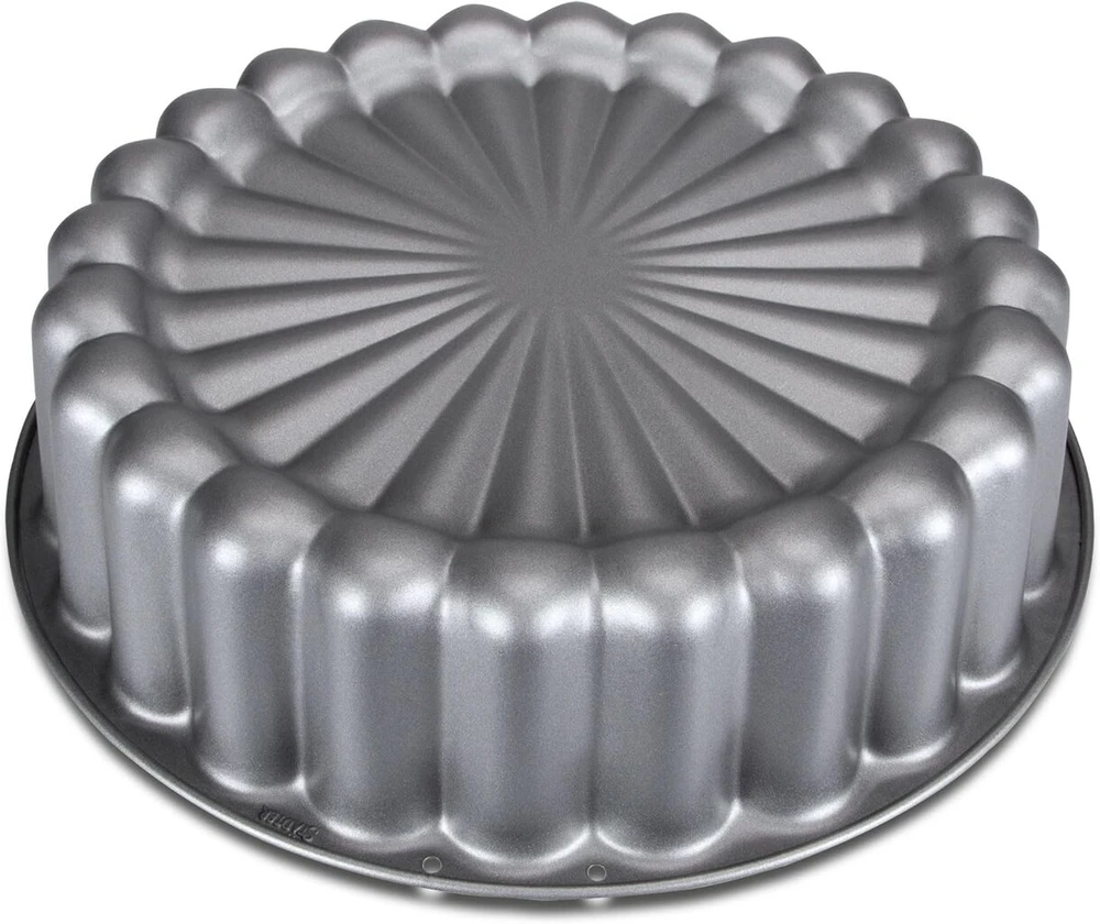 Städter We Love Baking Charlotte kepimo forma, metalinė, skersmuo 26 cm, talpa 2750 ml, atspari temperatūrai iki 230 °c, 661493, sidabrinė