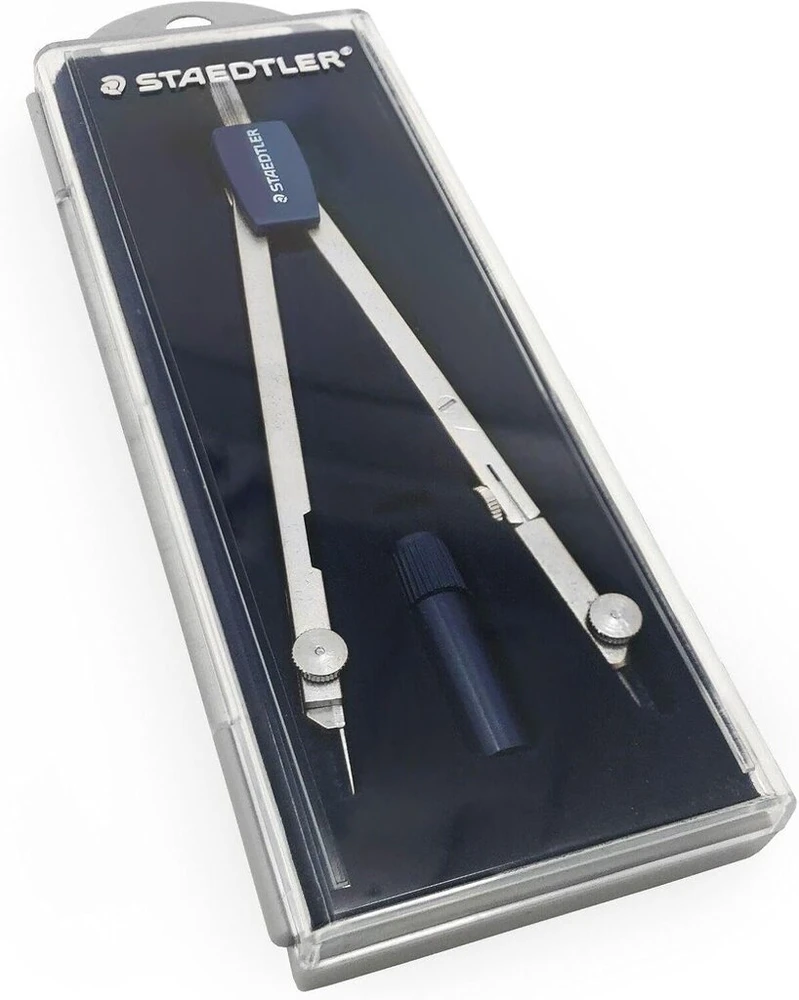 Staedtler 559c02 metalinis kompasas su priedais