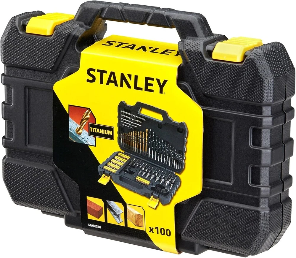 Stanley Fatmax Sta88548 100 dalių grąžtų ir antgalių rinkinys su Goose Driver antgaliais skirtas medžiui