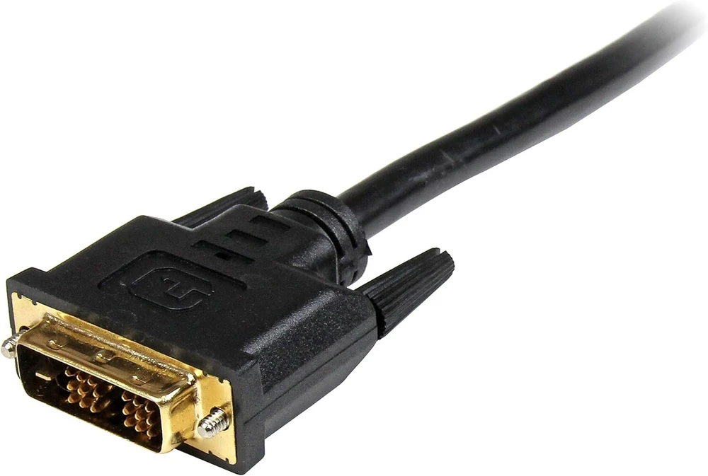 Startech 0,5 m hdmi į dvi-d konverterio kabelis - juodas