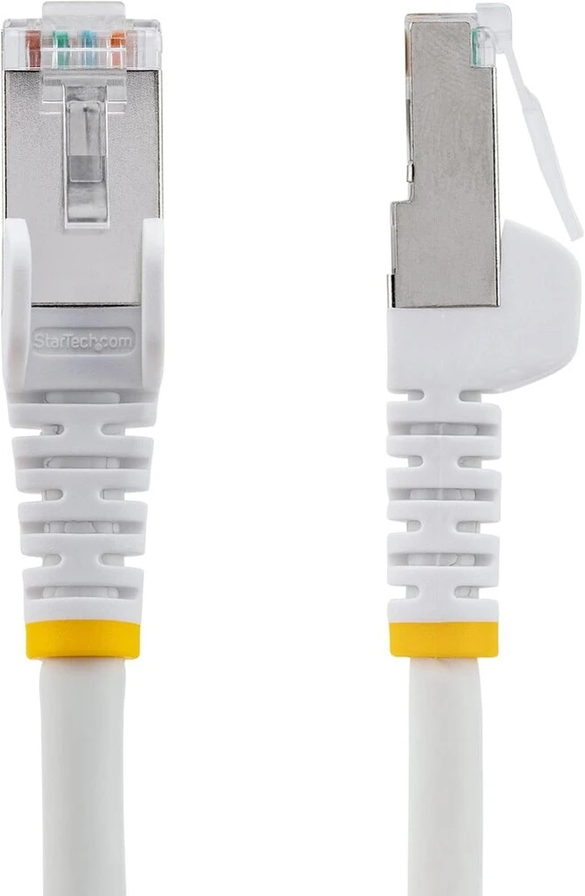 Startech.com 1.5 m Cat6a kabelis - Lszh mažai dūmų be halogenų - 10 gigabitų Rj45 Lan kabelis - Sftp jungiamasis kabelis - baltas - Cat6a instaliacinis kabelis - ekranuotas tinklo kabelis / ethernet kabelis (nlwh-150