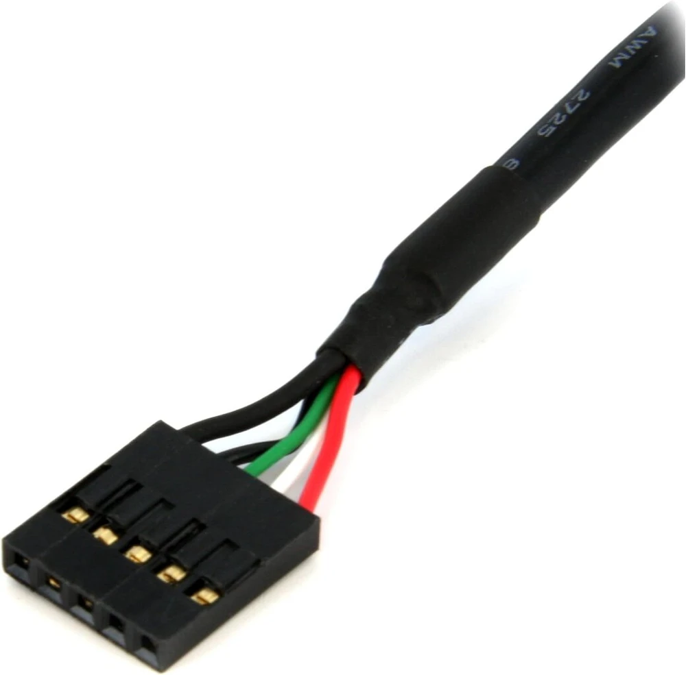 Startech.com 24 colių 5 kontaktų jungtis iš moteriškos į moterišką Usb Idc pagrindinės plokštės jungties kabelis