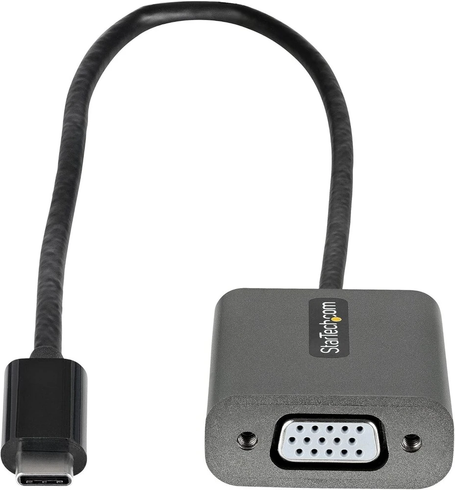 Startech.com Usb-c į Vga adapteris - 1080p Usb Type-c į Vga monitoriaus vaizdo keitiklis, Usb-c donglas, suderinamas su Thunderbolt 3 - 30 cm prijungtas kabelis - patobulinta versija Cdp2vga (cdp2vgaec)