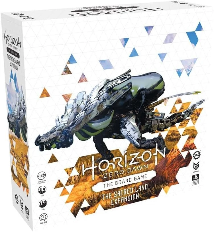 Steamforged Games Horizon Zero Dawn stalo žaidimas The Sacred Land papildymas 1–4 žaidėjams, nuo 14 metų, žaidimas anglų kalba