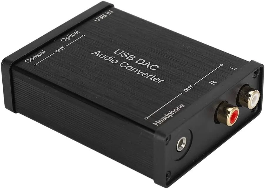 Stiprintuvas Usb į dac garso keitiklis usb į dac gv‑023 skaitmeninis į analoginį dac garso keitiklis usb garso plokštė