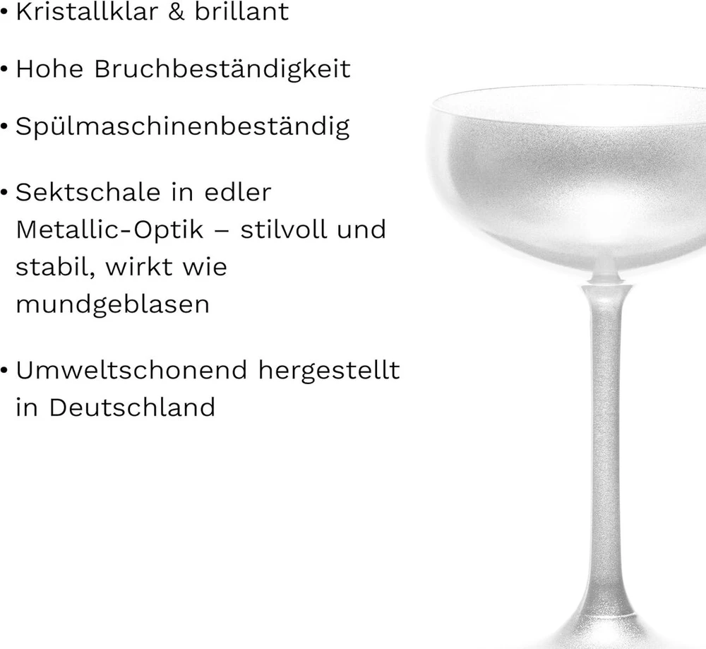 Stölzle Lausitz Elements auksinės spalvos taurės šampanui, 6 vnt., 230 ml - stilingos taurės idealiai tinka šampanui ir putojančiam vynui - auksinės spalvos šampano fleitos pagamintos iš bešvinio krištolo stiklo - galima plauti indaplovėje ir atsparios sm
