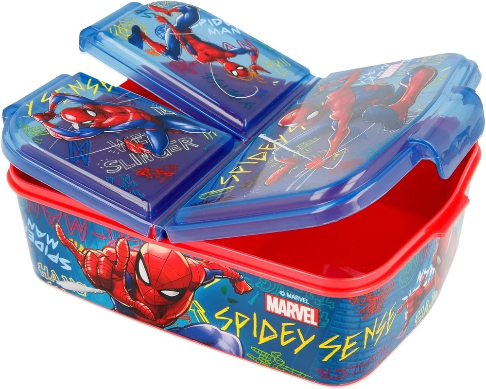 Stor priešpiečių dėžutė su 3 skyriais vaikams, vaikiška sumuštinių dėžutė, priešpiečių dėžutė, be Bpa (disney, Frozen, Lol, Paw Patrol)