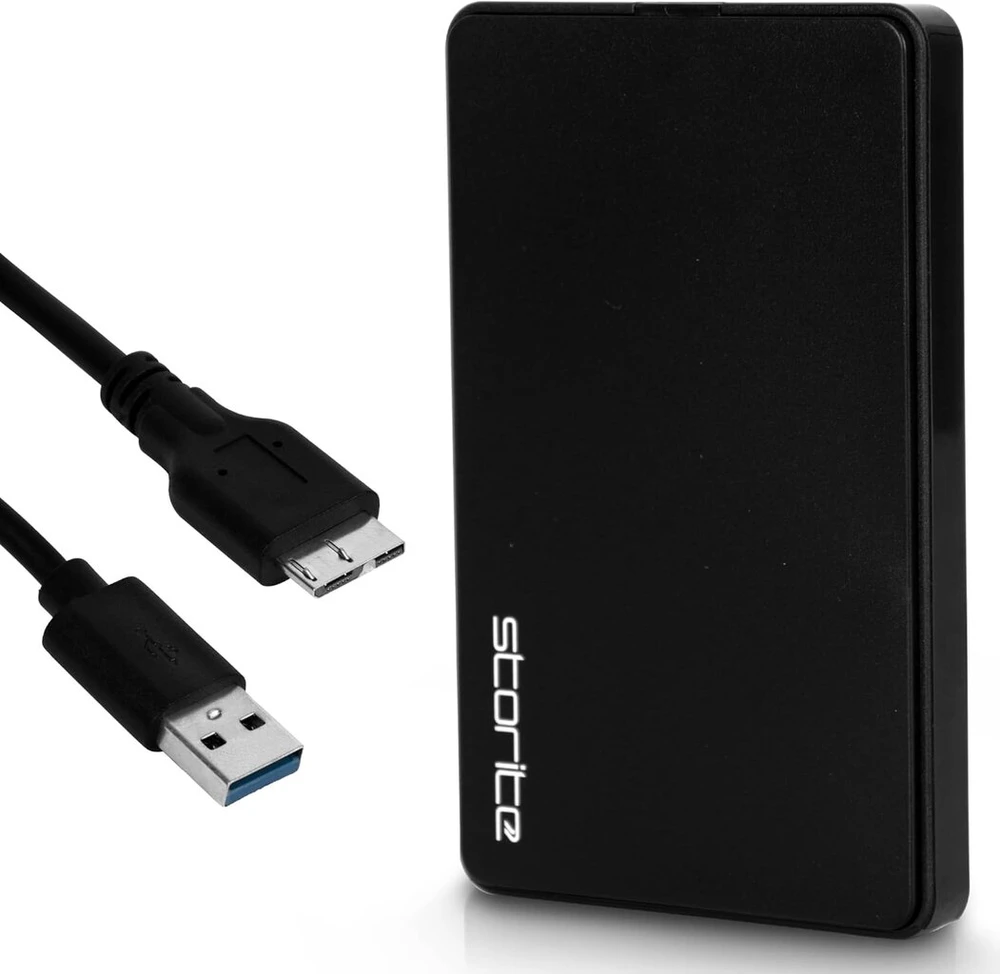 Storite išorinis kietasis diskas 250gb Hdd Usb 3.0 itin greitas plonas atsarginės kopijos saugojimo išplėtimas - nešiojamas kietasis diskas, suderinamas su Mac, nešiojamu kompiuteriu, Pc, Ps4 (juodas)
