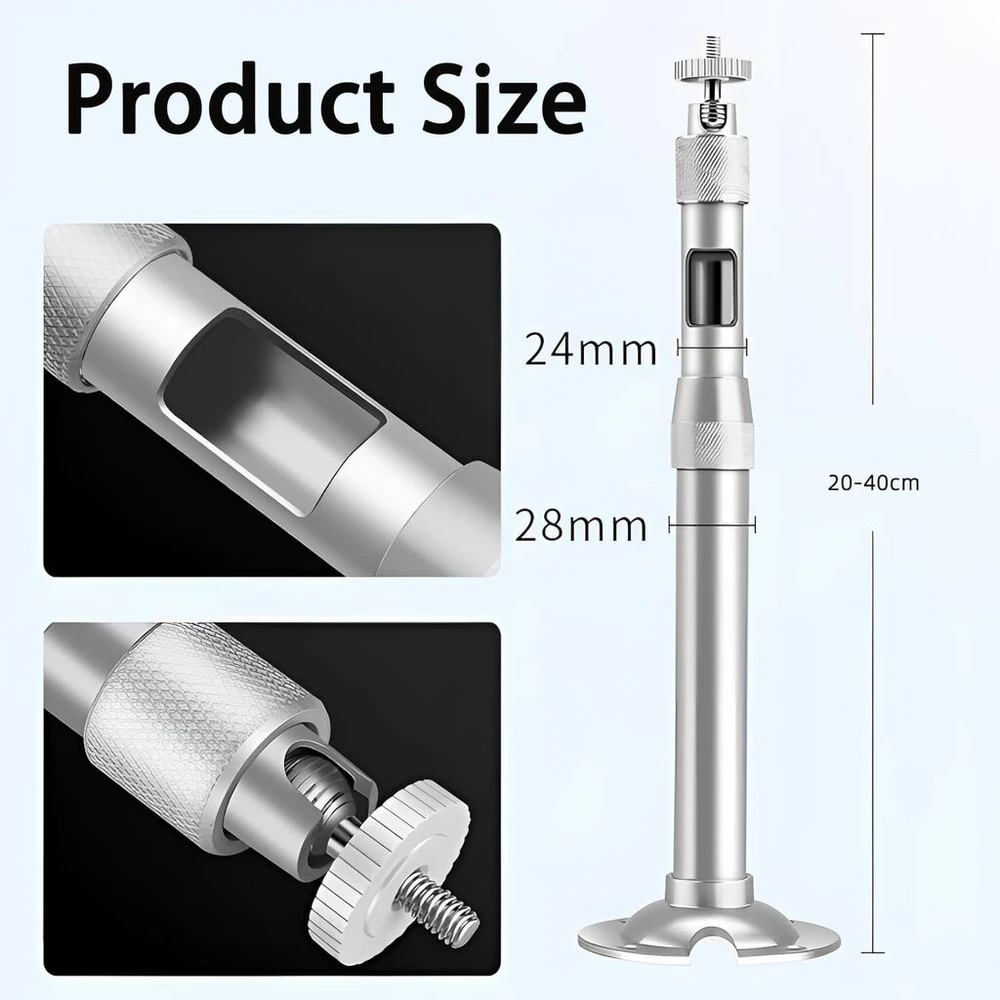 Stoucla projektoriaus laikiklis, projektoriaus lubų laikiklis, universalus projektoriaus sieninis laikiklis su, projektoriaus laikiklis, prailginimo stulpas iki 5kg, projektoriaus laikiklio laikiklis, tinkamas montuoti ant sienos, 20-40 cm