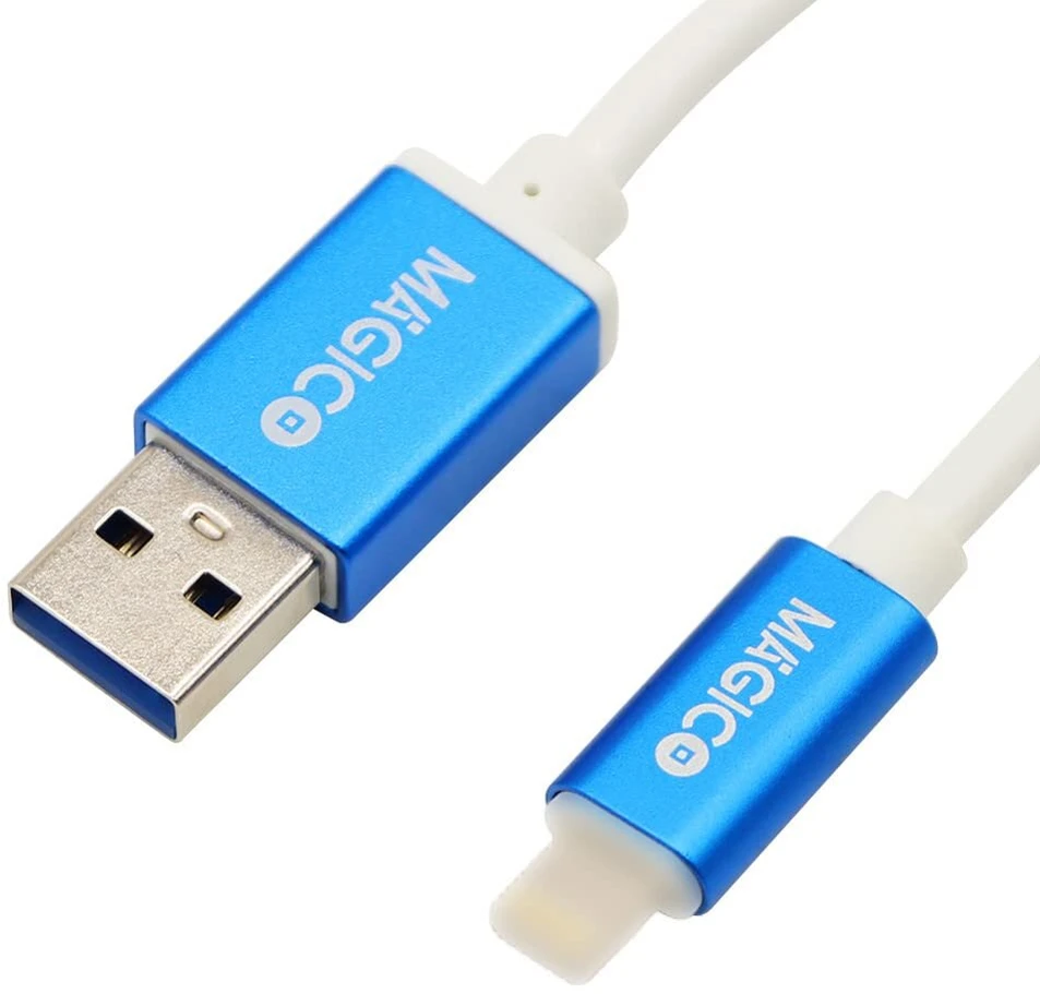 Sunydog usb kabelis, skirtas ios telefonams 4 kontaktų metalinis + plastikinis, suderinamas su iphone 7/7p/8/8x