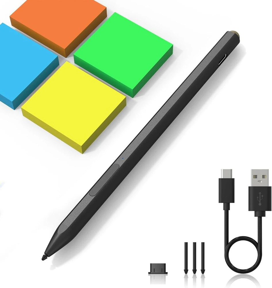 Surface Stylus Pen - magnetinis Surface Pen, skirtas Microsoft - 4096 spaudimo jautrumo lygiai, atmetimas delno ir pakreipimo funkcija, Microsoft Surface pieštukas, skirtas Surface Pro 11/10/9/8/x/7/6/5/4/3, Surface Go 4/3/2/1/laptop/studio/book