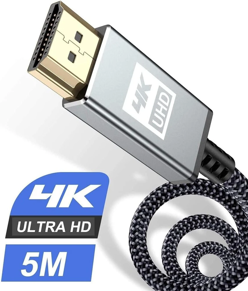Sweguard 4k Hdmi kabelis 4k @ 60hz 18 Gbps didelės spartos Hdmi 2.0 nailono pintas kabelis paauksuotomis jungtimis su ethernet garso grįžimo kanalu suderinamas su video 4k Uhd 2160p Hd 1080p