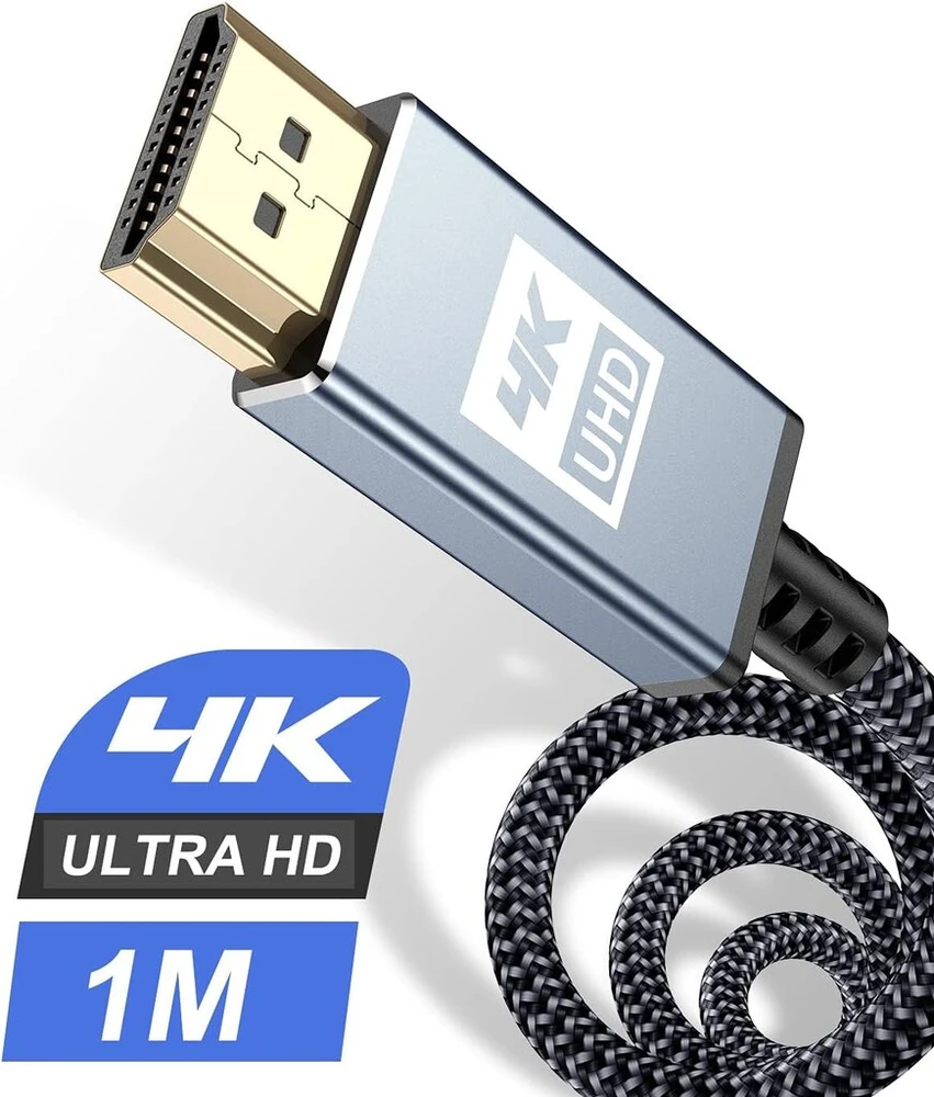 Sweguard 4k Hdmi kabelis 4k @ 60hz 18 Gbps didelės spartos Hdmi 2.0 nailono pintas kabelis paauksuotomis jungtimis su ethernet garso grįžimo kanalu, suderinamas su video 4k Uhd 2160p Hd 1080p