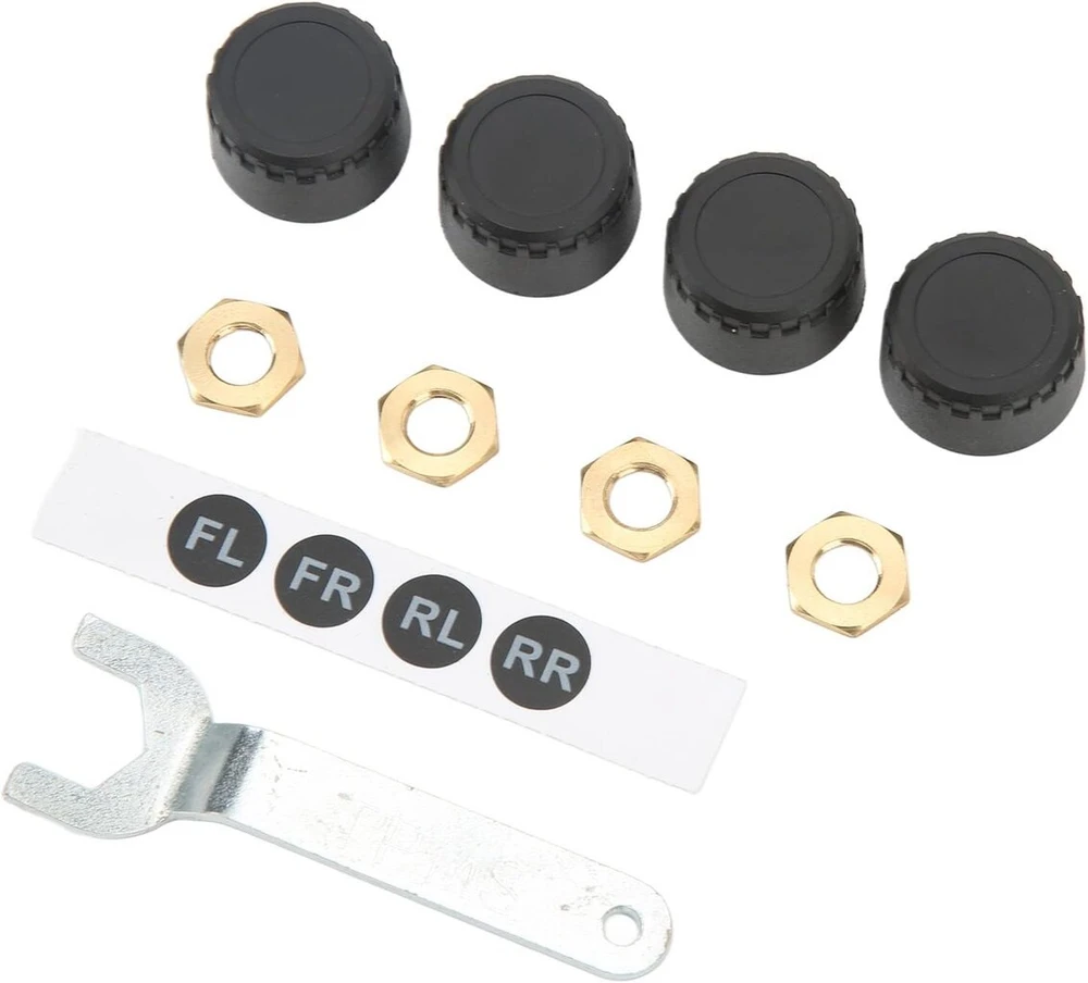 Sy36201 abs ir metalinis tpms padangų slėgio stebėjimo sistema realaus laiko temperatūros ir slėgio rodymas 0–100 psi automobiliui, priekabai, numatytasis