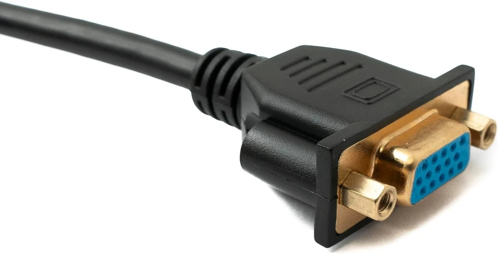 System-s D Sub15 kabelis 150cm Hd Vga 15 kontaktų tėtis į moterį Db15 kampu aukštyn