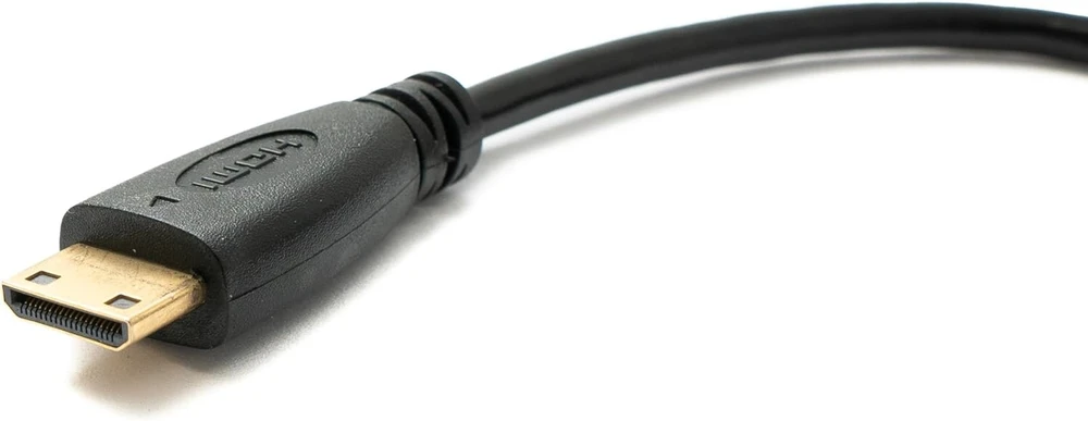 System-s Hdmi 1.4 kabelis 15cm Mini Male į Micro Female 4k Uhd 30hz 2k 60hz adapteris