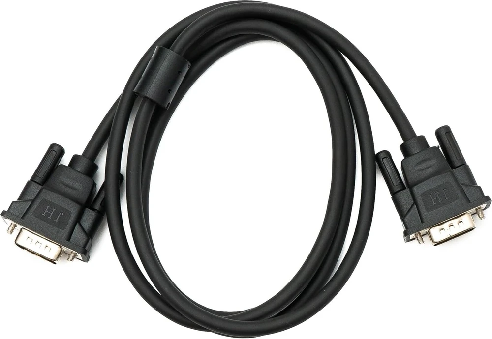 System-s Vga kabelis 150cm Hd15 Male to Male Panel Mount Screw Dsub 15pin Adapteris