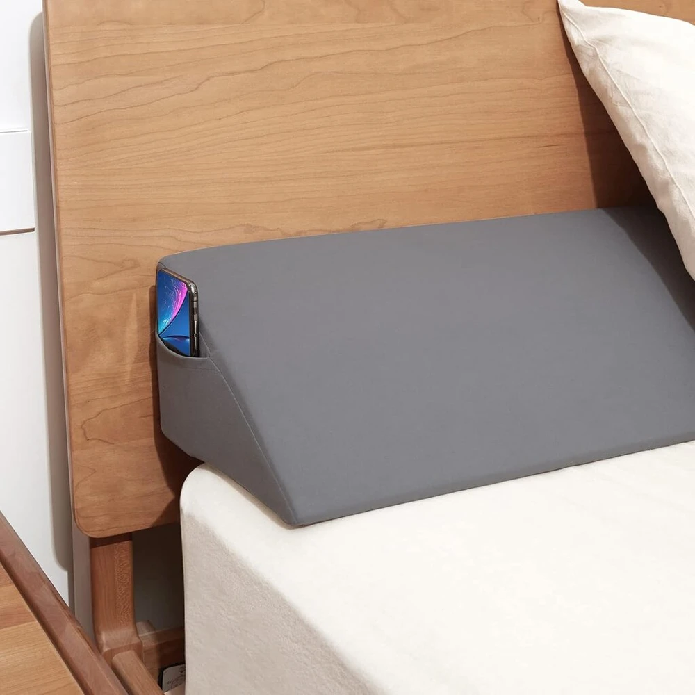 Talcusble, lovos pleištinė pagalvė, lovos tarpų užpildas, čiužinio pleištas, pagalvė galvūgaliui užpildyti tarpą (0-7") tarp galvūgalio ir čiužinio, king size (193 x 25.4 x 15.2 cm)
