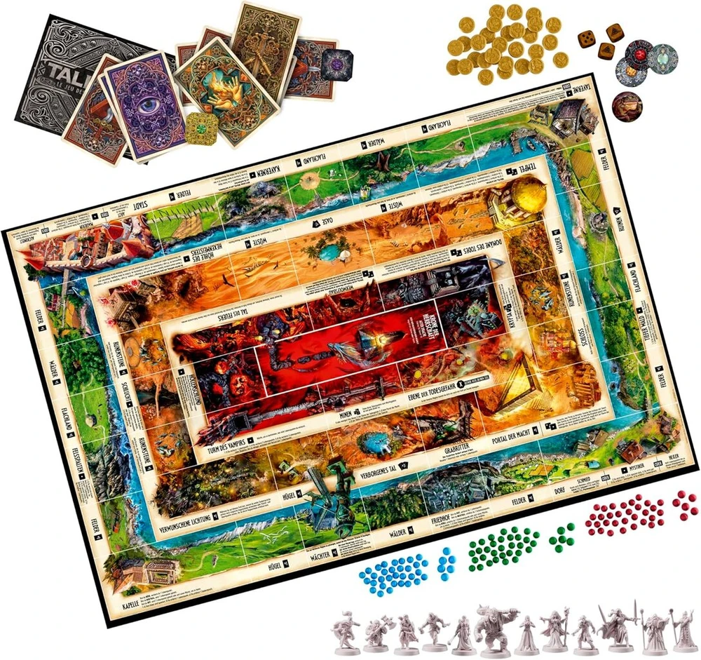 Talismanas: The Magic Quest stalo žaidimas 5-asis leidimas - vokiška versija