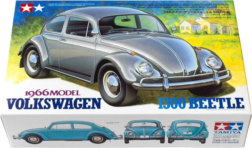 Tamiya 300024136 1:24 Volkswagen Beetle 1300 1966