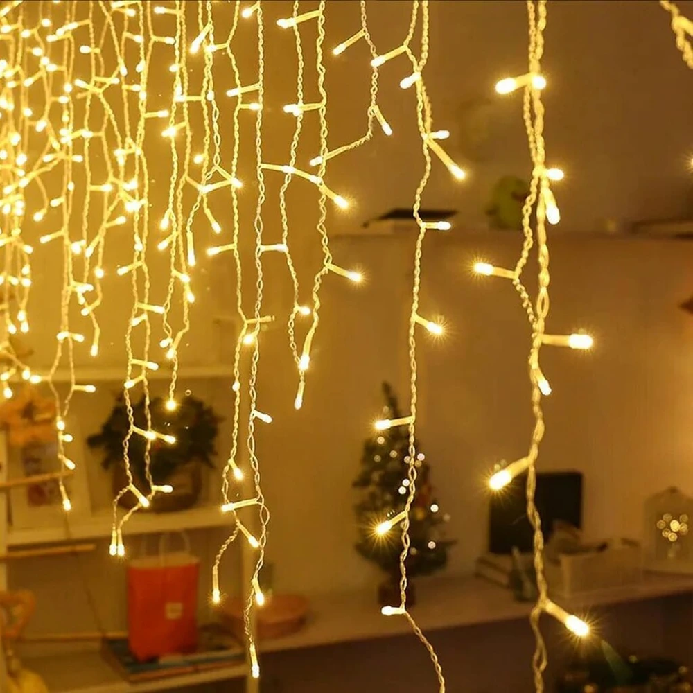Targetone led šiltos baltos spalvos dekoratyvinės lemputės, skirtos naudoti patalpose ir lauke, 352 led, 10 m, 8 režimų dekoratyvinės lemputės, ip44 varinės vielos lemputės vakarėliui, vestuvėms, sodui, kalėdiniam kambariui, terasos užuolaidai su kištuku