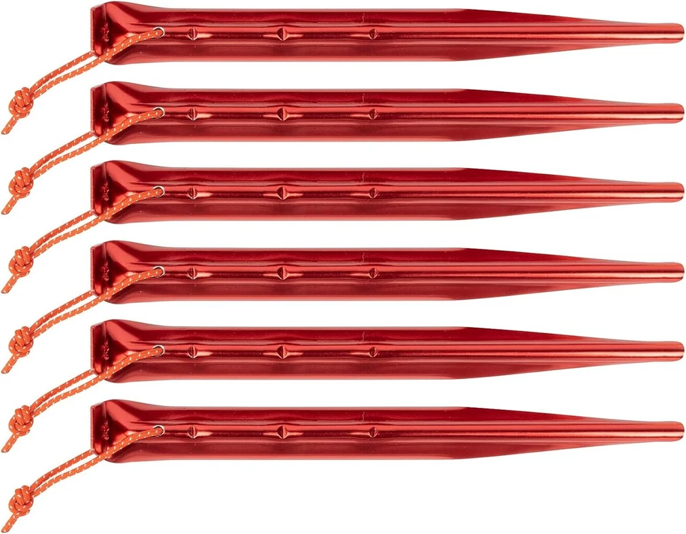 Tatonka Zh Tent Peg Allround 19 cm, 6 vnt., raudoni