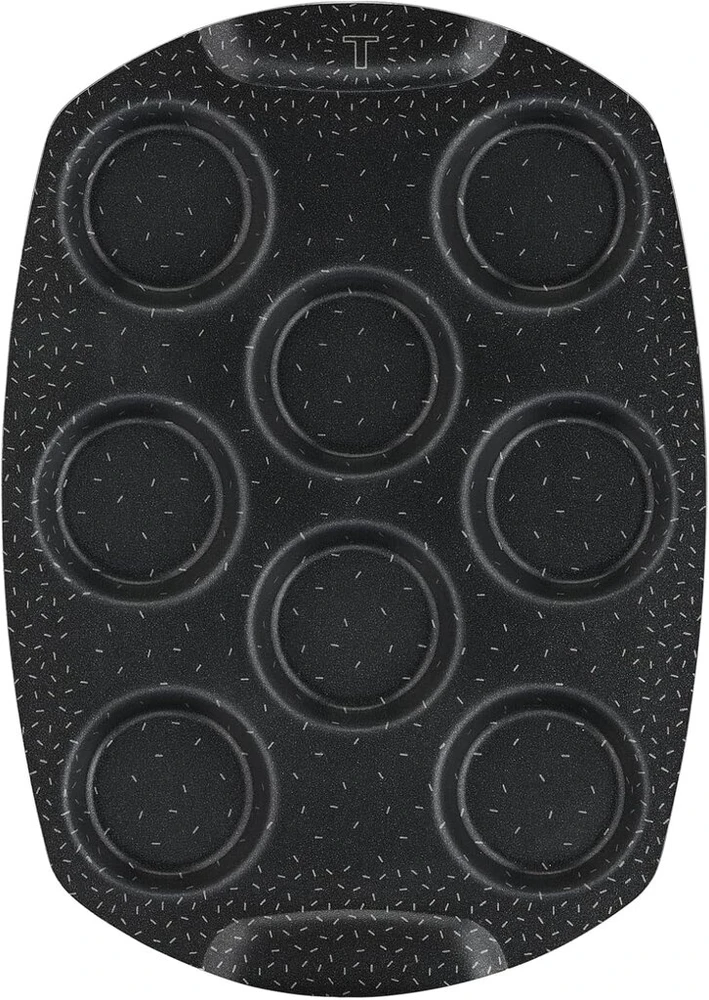 Tefal Perfectbake Mini J5734902 kekso forma 8 mini pyragaičiams, nelipni danga, perdirbtas ir perdirbamas aliuminis, aukso spalvos, Perfectbake Mini J5734902
