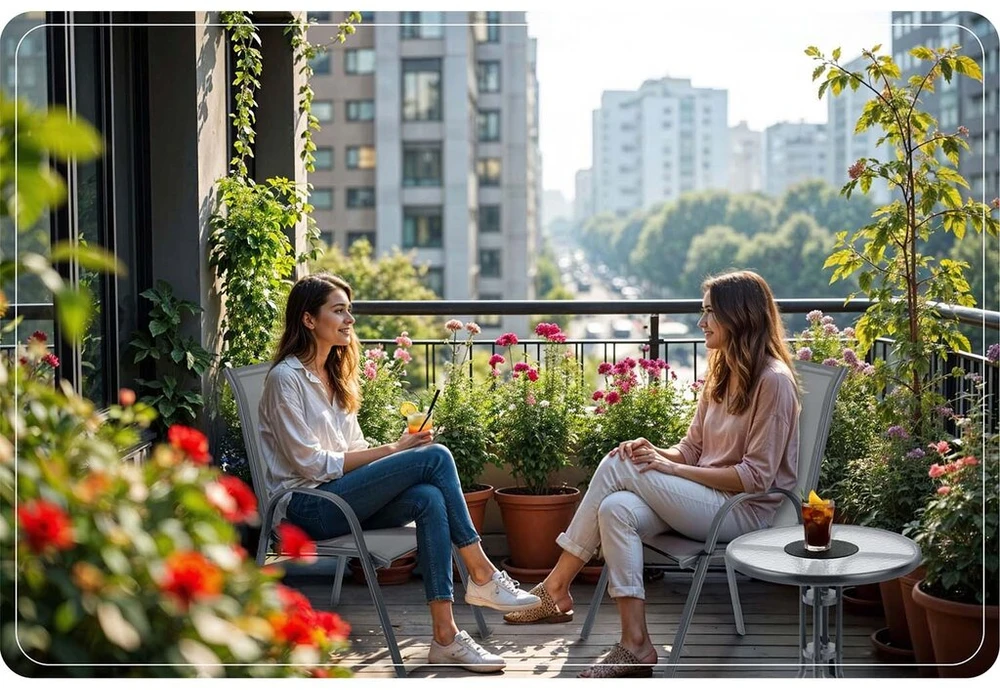 Tekstilinės sodo kėdės „Sofotel“ SO-980, 4 vnt.