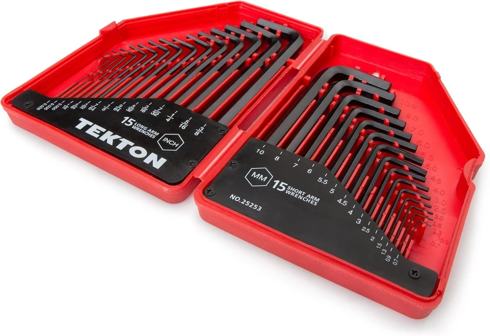 Tekton 25253 30 dalių šešiakampių raktų rinkinys