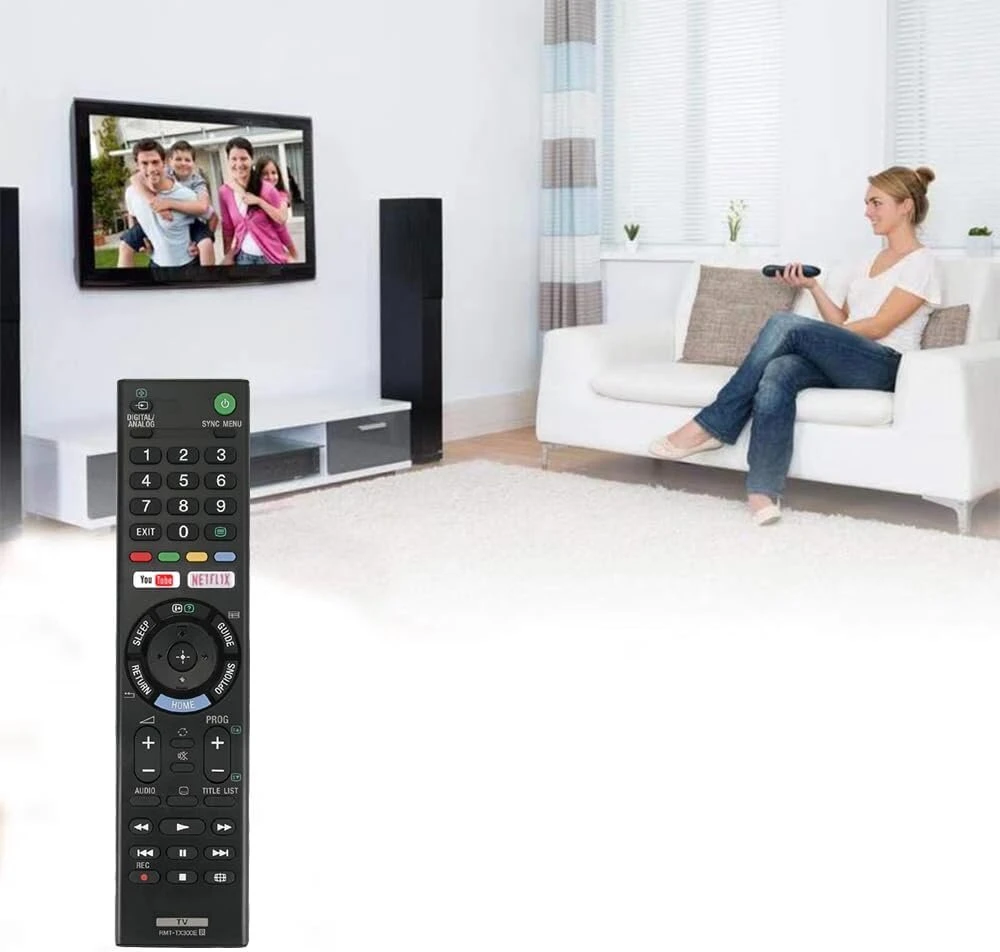 Televizorius Pakeičiamasis pultelis Sony Bravia Rmt-tx300e su Netflix ir Youtube mygtukais