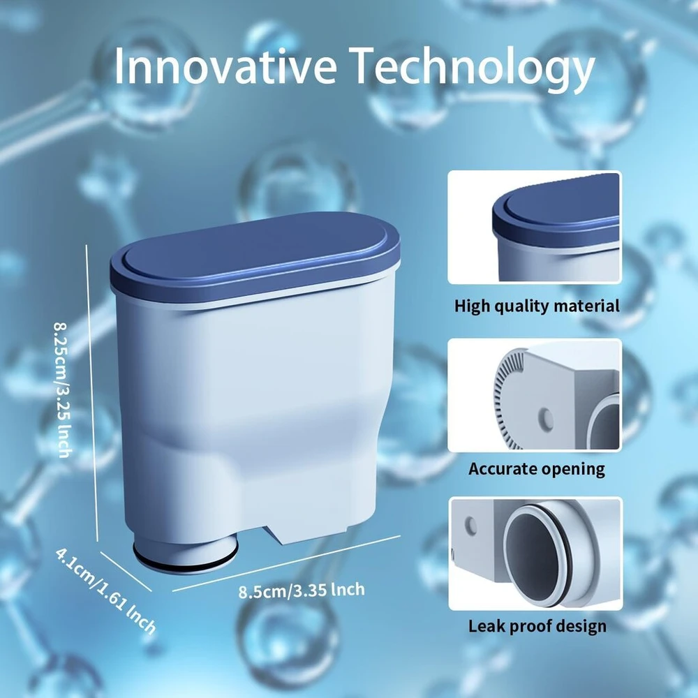 Kavos aparatas Teov visiškai automatinio kavos aparato vandens filtras, 2 vnt. pakaitinių vandens filtrų, skirtų philips aqua clean ca6903/10 ca6903/22 ca6707/20 visiškai automatiniam kavos aparatui
