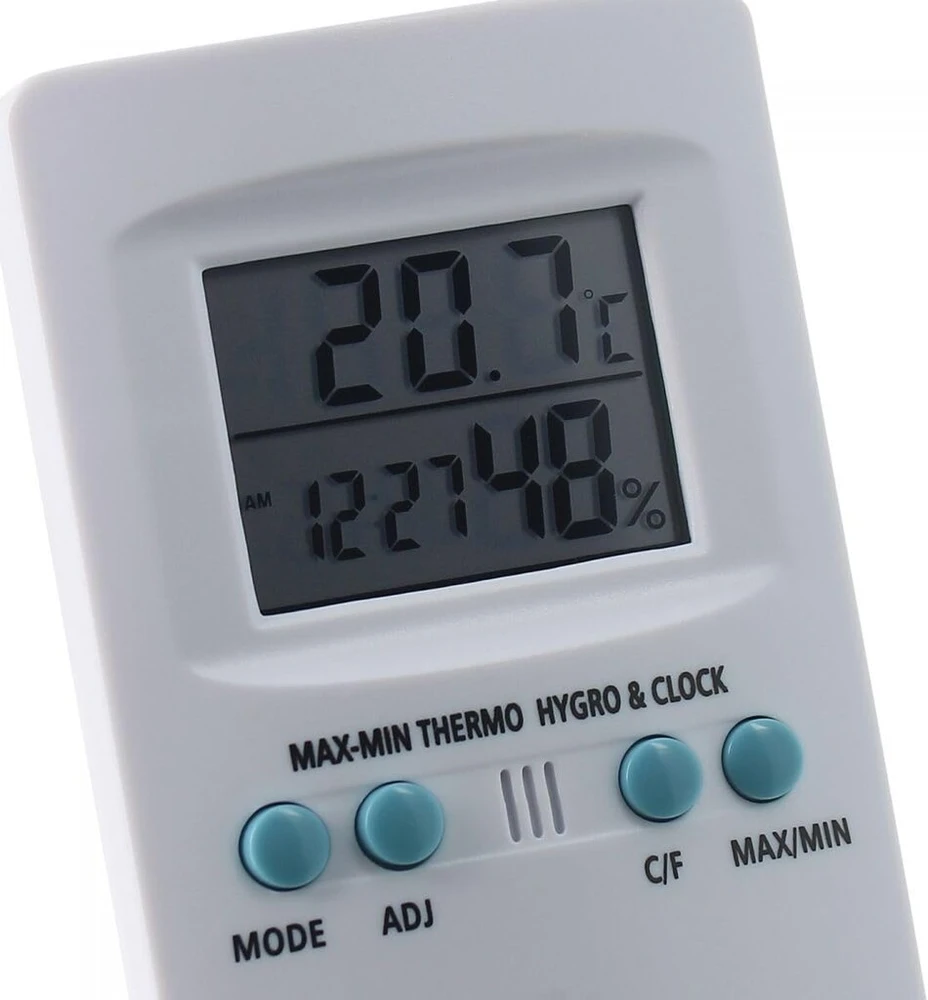 Termometras / higrometras Cornwall Min / Max termo higrometras (sh-101)